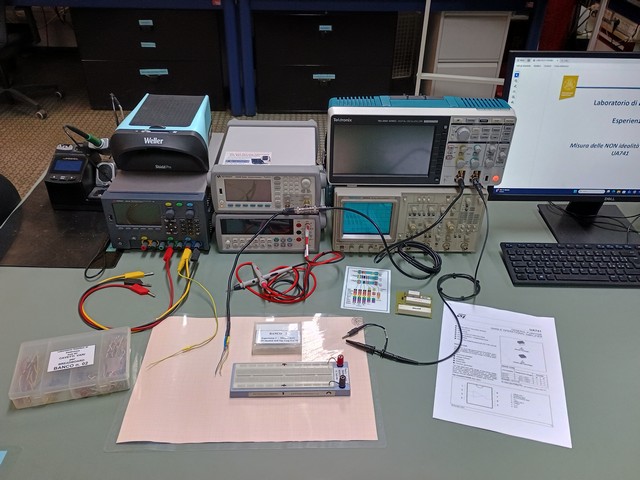 Misura delle NON Idealità dell’OpAmp UA741 Misura delle NON Idealità dell’OpAmp UA741